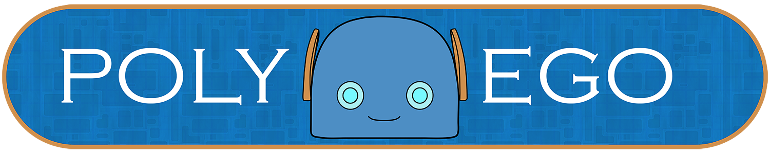 Bluepy, the main character in Poly Ego